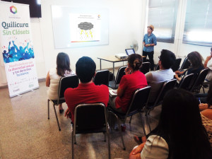 Presentación llevada a cabo por el presidente de OTD Chile, Michel Riquelme.