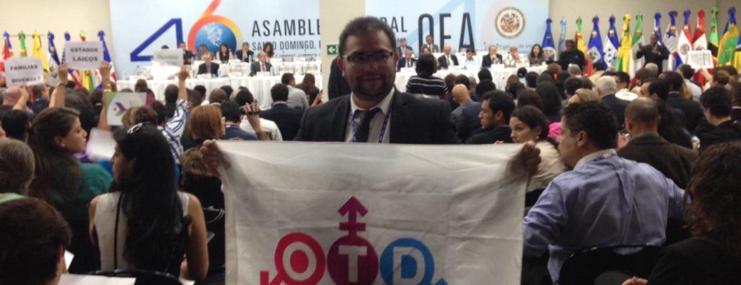Le Vice Presidente De OTD Chile, Franco Fuica, En La 46 Asamblea De La OEA. Santo Domingo.
