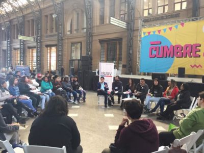 Le Presidente De OTD Chile, Michel Riquelme, En Su Turno En El Foro De Diversidad Sexual Y De Género