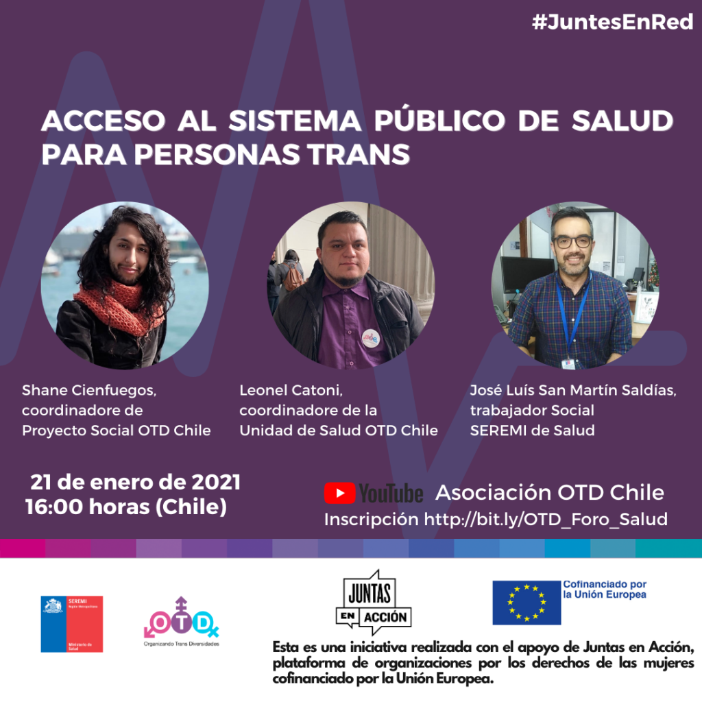 #JuntesEnRed Acceso al sistema público de salud para personas trans