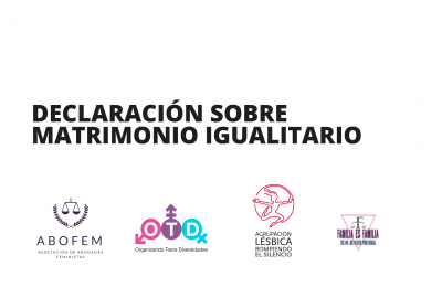 DECLARACIÓN SOBRE MATRIMONIO IGUALITARIO