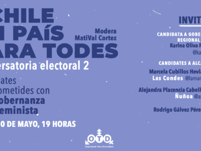 OTD Chile Invita A La Comunidad A Conectarse A La Segunda Conversatoria Electoral, Donde Hablaremos Con 4 Candidates Que Suscribieron Los #CompromisosTransfeministasXChile​ , Sobre Cómo Integrar A Las Disidencias Sexogenéricas En La Gobernanza Municipal Y Regional, En Temas Como #EducaciónSexualIntegral, Contracultura Y Espacios De Encuentro De Personas LGBTIQA+.