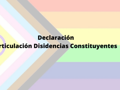 Eclaración Articulación Disidencias Constituyentes